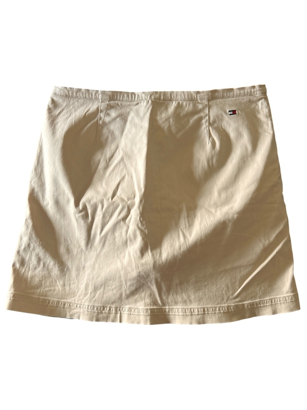 Vtg Tommy Hilfiger Beige Skort Hidden Shorts Pockets Vintage 90s Sporty Preppy